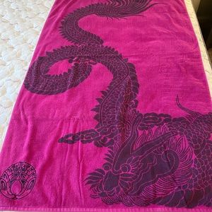 Natori beach towel reversible